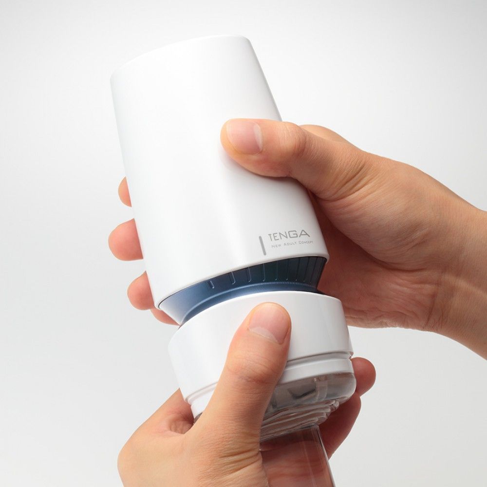 TENGA AERO 全新研發嘅撥盤結構,有2 款不同刺激紋路嘅款式,您可依照喜好調整 10 段吸吮力、緊緻度,享受纏繞... Tenga - AERO 撥盤式氣吸杯 (鈷藍環) 照片-3