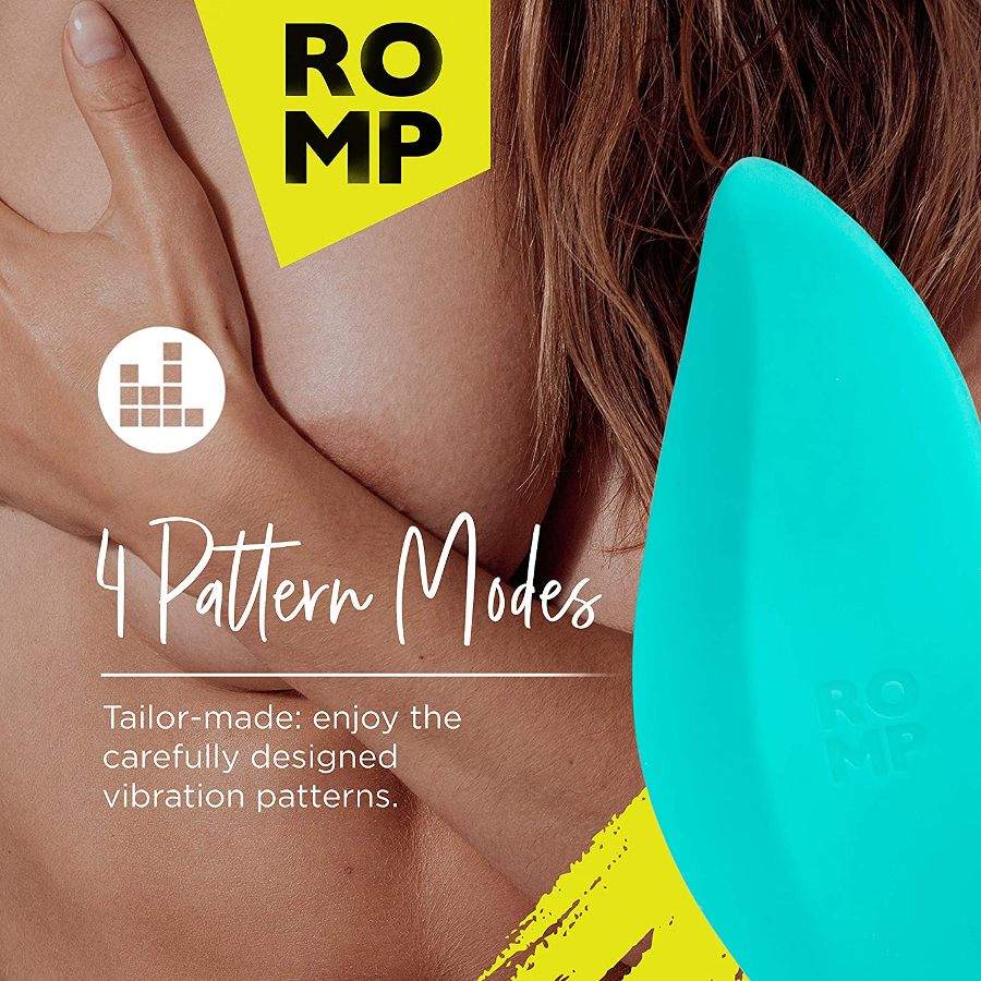 ROMP Wave is a lay-on vibrator that provides deep clitoral s... Romp - Wave - Green photo-10