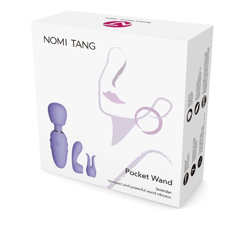 Pocket Wand is a compact pocket sized wand vibrator, perfect... Nomi Tang - Pocket Wand - Lavender photo-13