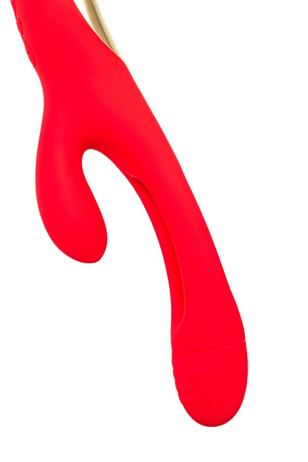 PITTY Rabbit vibrator with moving tongue. The innovative des... JOS - Patti Flapping Vibrator - Red photo-7