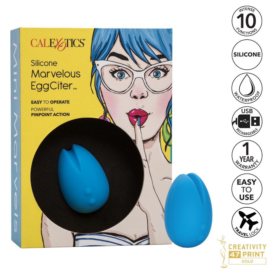Enjoy tantalizing secret pleasure wherever you go with the e... CEN - Marvelous Eggciter - Blue photo-9