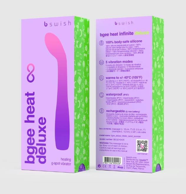 b’hot, b’fire, b’steamy – bish playing no games / bish lit A... B Swish - Infinite Bgee Vibrator - Sweet Lavender photo-11