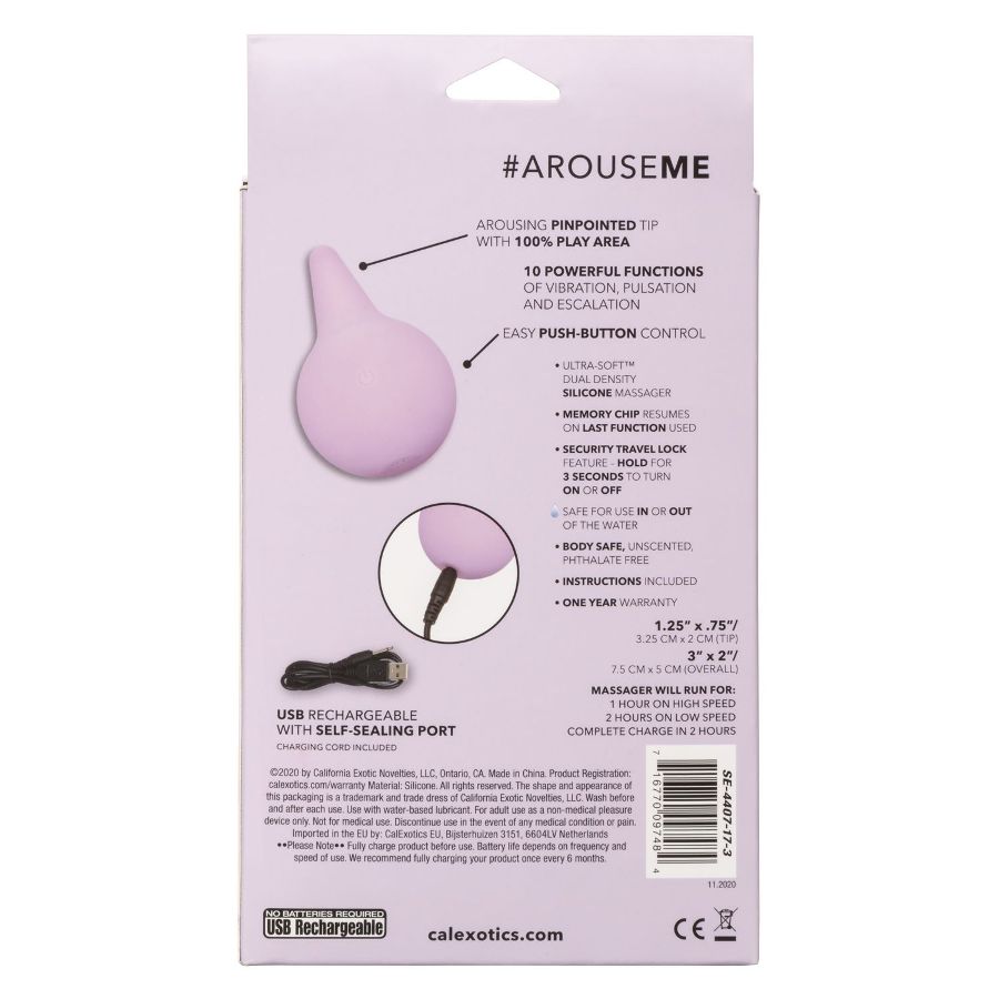 The Slay #ArouseMe is a unique sex toy massager, crafted for... CEN - Slay #ArouseMe Massager - Purple photo-11