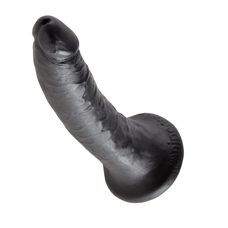 Do you want your first dildo to look and feel just like the ... King Cock - Cock 7″ - Black photo-3