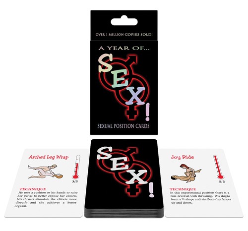 You can put everything you've got on this adult game! An... Kheper Games - A Year of SEX! Card Game photo-2