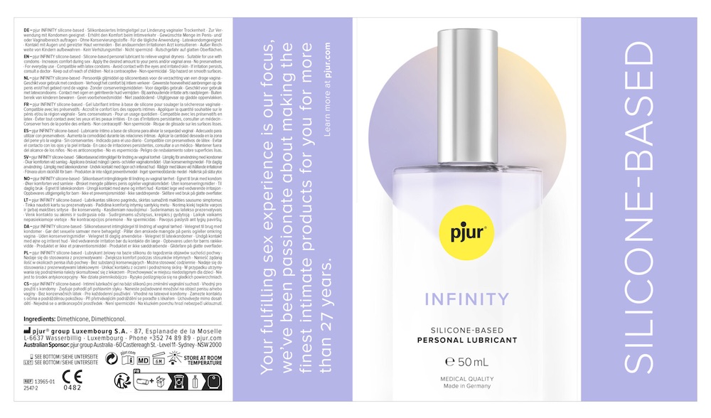 Introduction
pjur INFINITY silicone-based 50 ml is the pre... Pjur - Infinity Silicone-Based Glide - 50ml photo-4