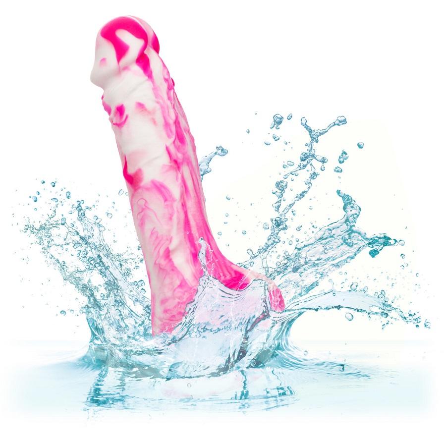 Experience the unique pleasure of the Twisted Love Dong. Cra... CEN - 6" Twisted Realistic Dildo - Pink photo-7