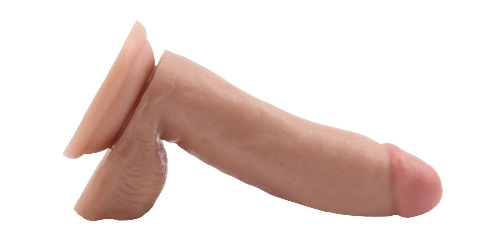 Anti-bacterial, Better-than-real, Strong Suction Cup, Dual D... Chisa - Fashion Dude 6.7″ Dildo - Flesh photo-5