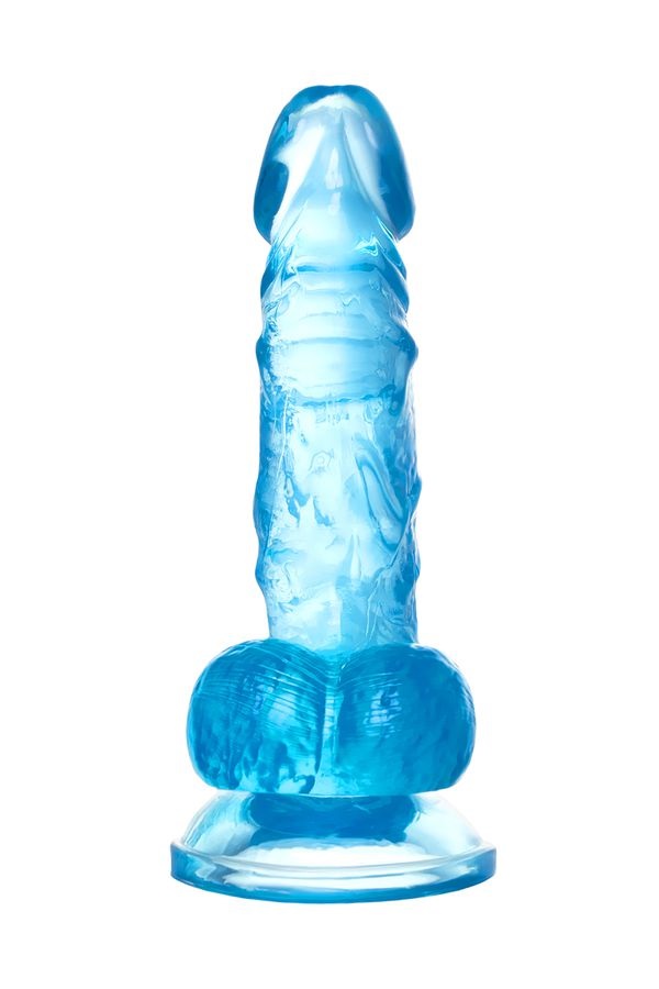 Indy dildo is an interesting toy that opens up additional po... A-Toys - Indy Dildo 15.8cm - Blue photo-3