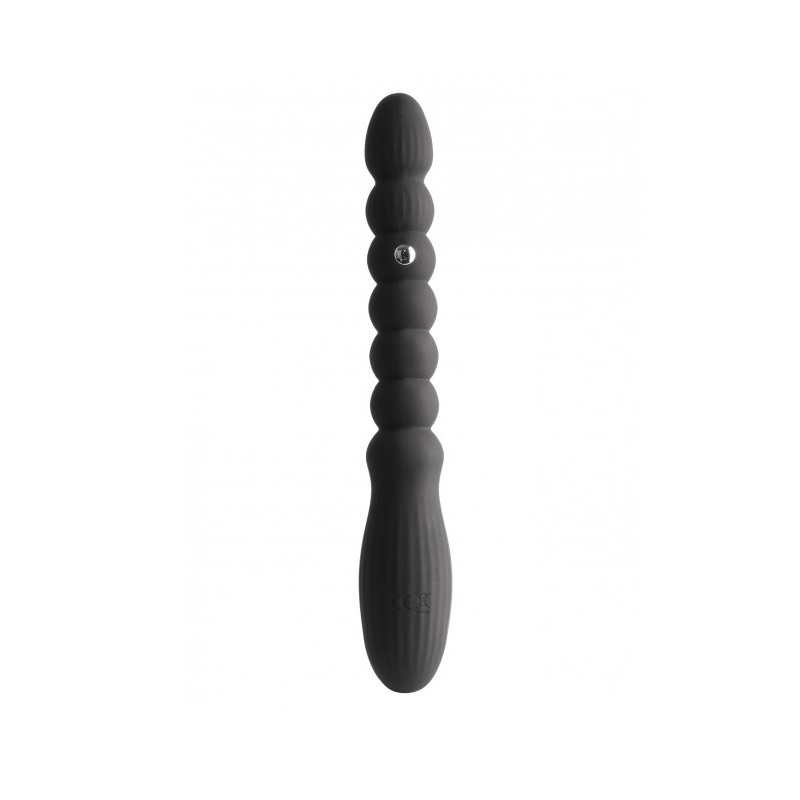 Buzz is a vibrator for intense penetration that also combine... S Pleasures - Buzz Anal Electro Vibrator - Black photo-3