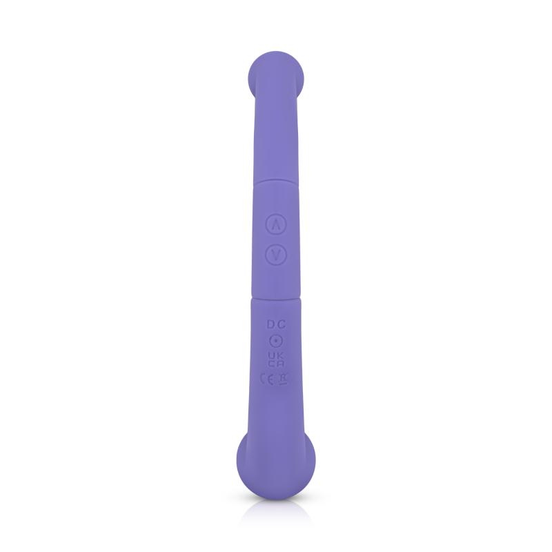 Good Vibes Only offers the best material and a powerful moto... Good Vibes Only - Leah Double End Vibrator - Purple photo-6