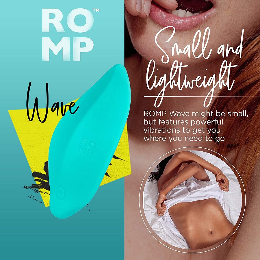 ROMP Wave is a lay-on vibrator that provides deep clitoral s... Romp - Wave - Green photo-9