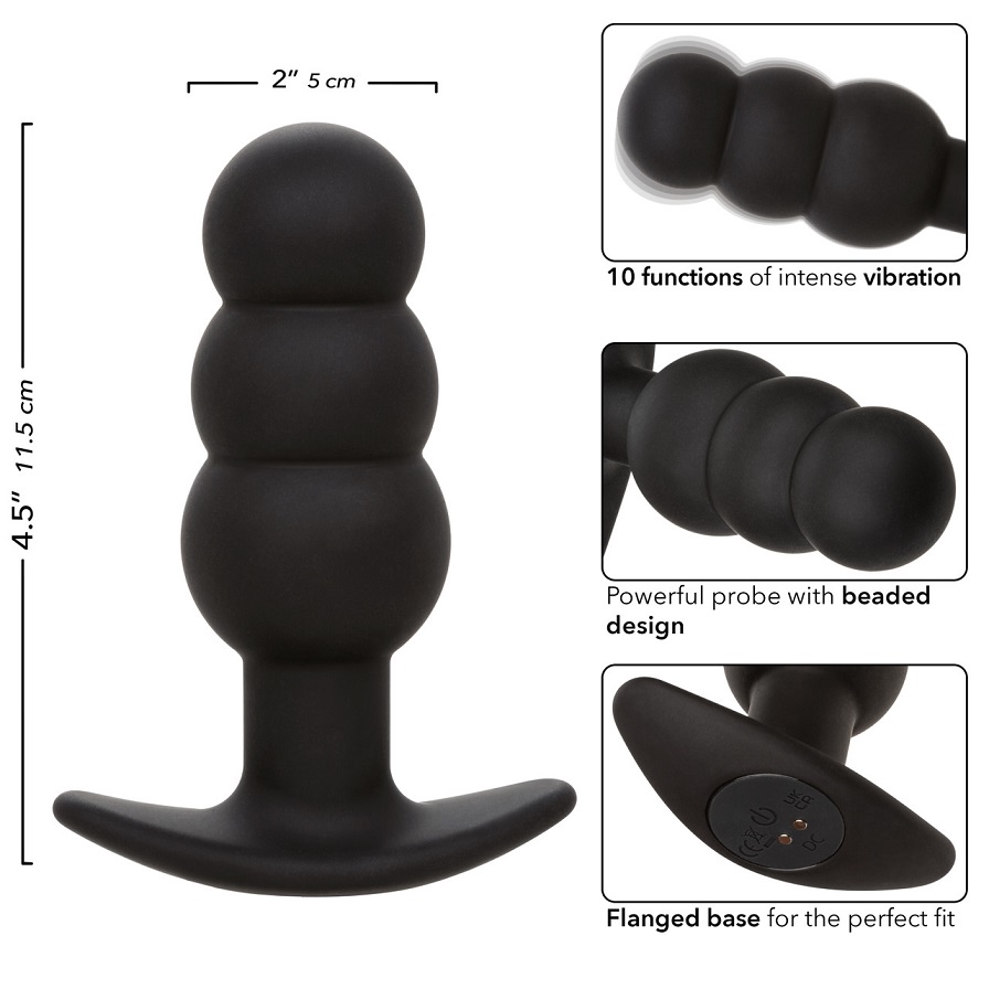 CEN - Rock Bottom 串珠後庭震動器 - 黑色 CEN - Rock Bottom 串珠後庭震動器 - 黑色 照片-8