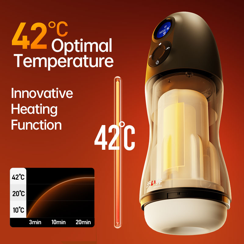 9 Sucking modes
9 Vibration modes
Automatic constant hea... Drywell - Atom Sucking Masturbator - Black photo-2