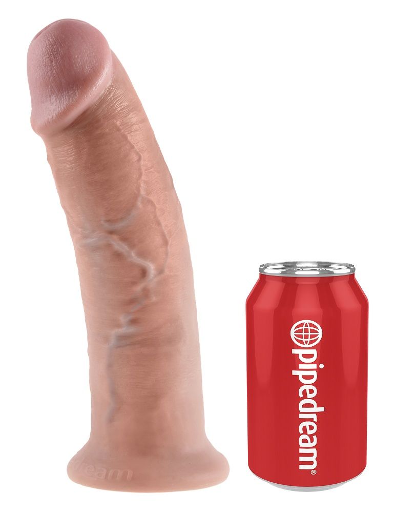 Do you want your first dildo to look and feel just like the ... King Cock - Cock 10″ - Flesh photo-6
