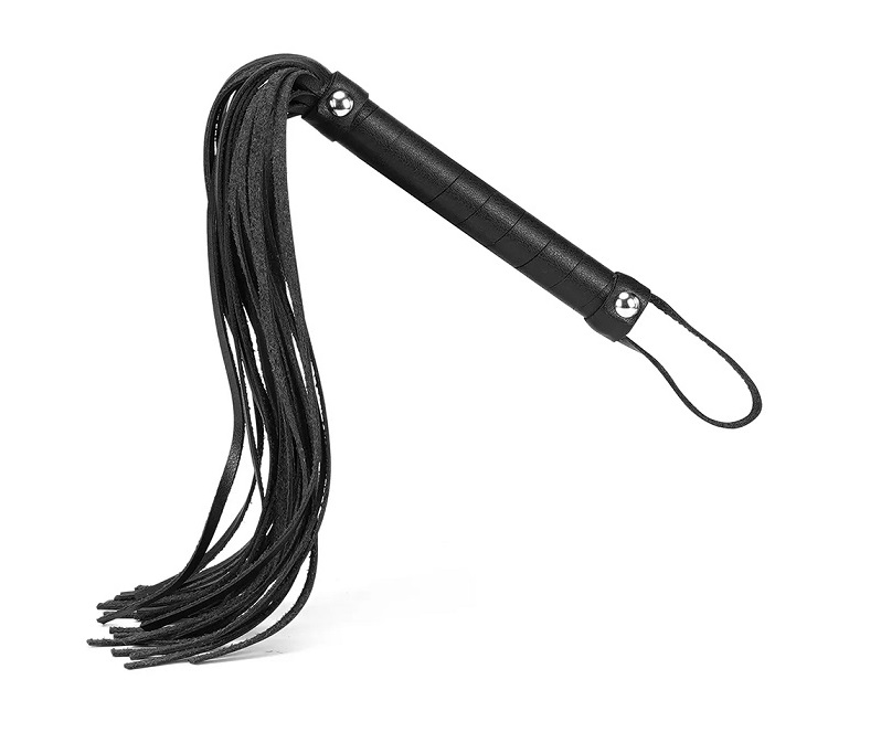 Eco-friendly material, composed of 50% recycled leather and ... Liebe Seele - Black Bond Flogger photo-2