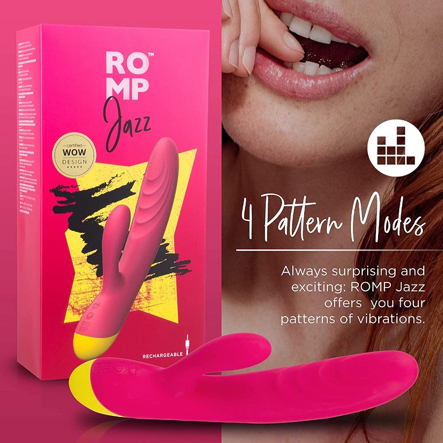 我們想通知您,適用於 Wow Tech 產品(ROMP、Womanizer、We-Vibe、Arcwave)的充電器適配... Romp - Jazz 兔子按摩棒 - 紅色 照片-10