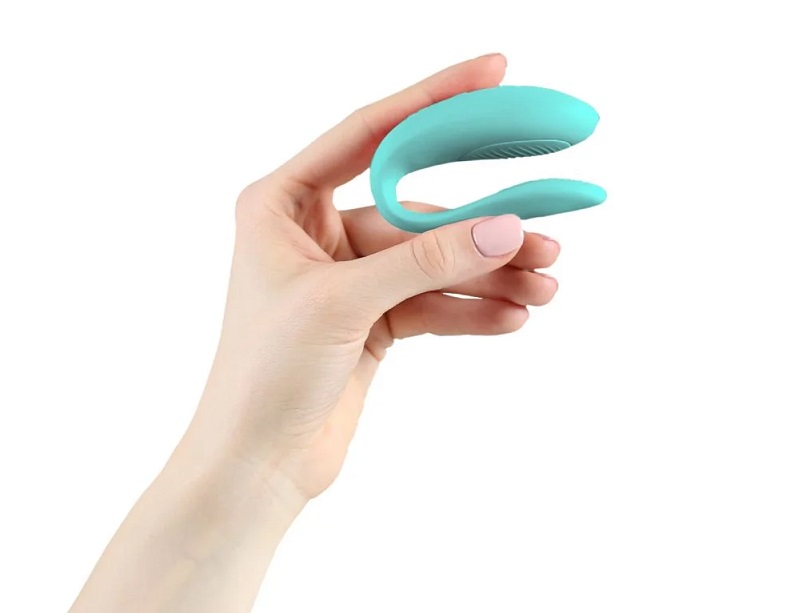 Sync Lite is an intuitive vibrator for curious couples looki... We-Vibe - Sync Lite - Aqua photo-3