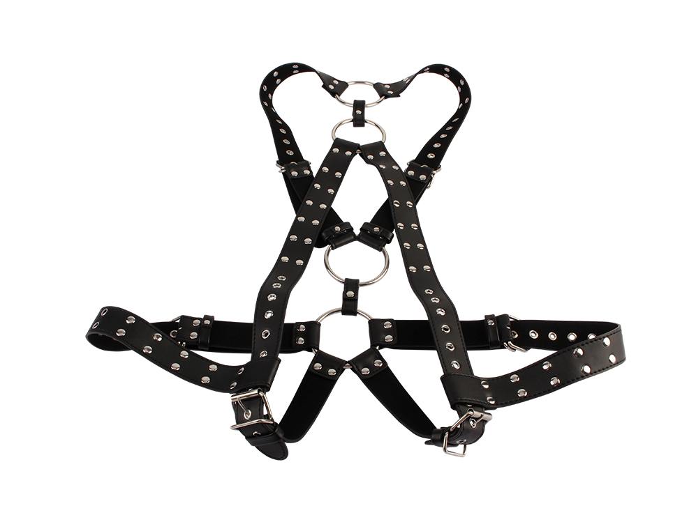 Adjustable neck and shoulder restraint. Enhance the thrill o... Chisa - Take Me Harder Restaint - Black photo-2