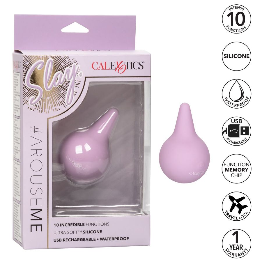 The Slay #ArouseMe is a unique sex toy massager, crafted for... CEN - Slay #ArouseMe Massager - Purple photo-10