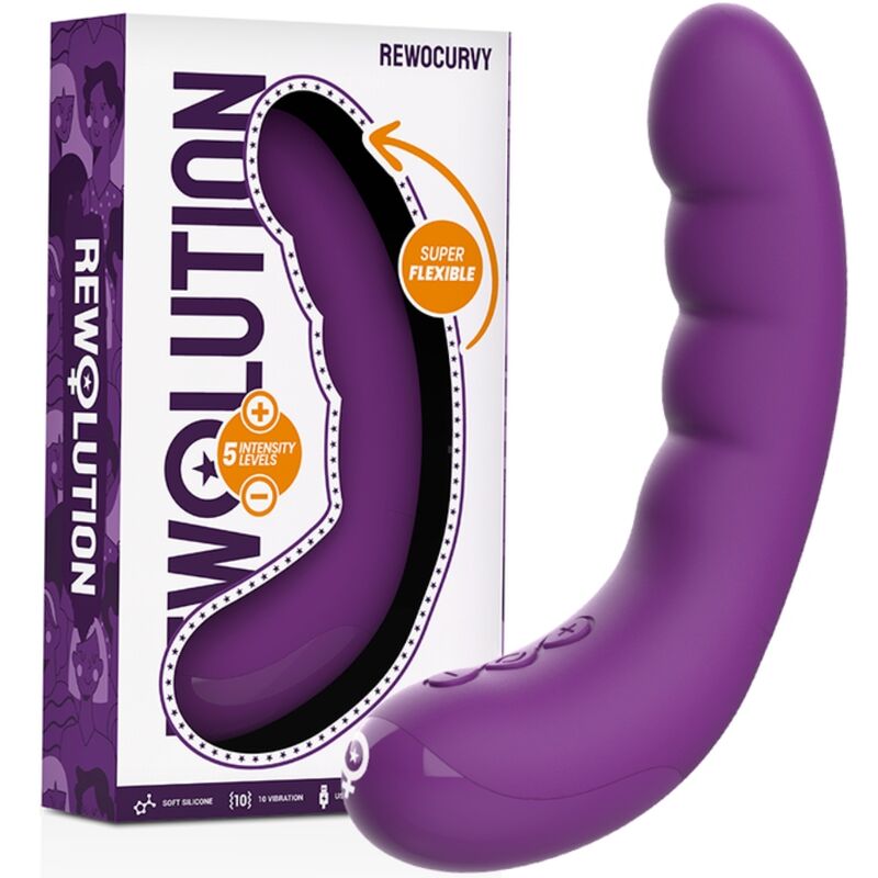 Rewolution - Rewocurvy 可調節角度震動棒 - 紫色 Rewolution - Rewocurvy 可調節角度震動棒 - 紫色 照片-6