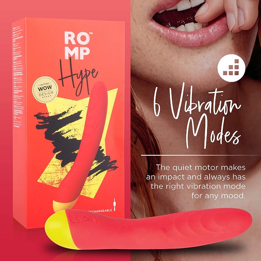 我们想通知您,适用于 Wow Tech 产品(ROMP、Womanizer、We-Vibe、Arcwave)的充电器适配... Romp - Hype G点纹路刺激按摩棒 - 橙色 照片-11