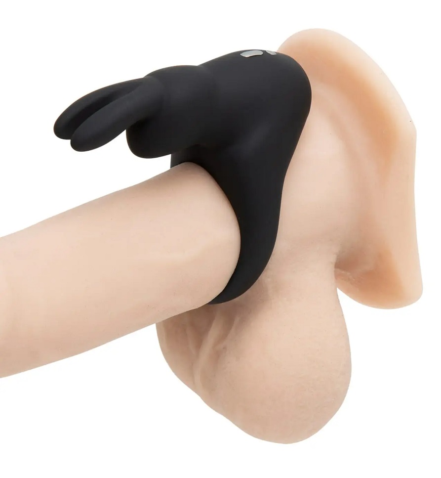 Power your way to incredible pleasure sessions with the happ... Happy Rabbit - Vibro Ring - Black photo-4