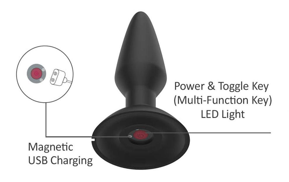 Equinox is an APP-controlled anal vibrator with suction-cup ... Magic Motion - Equinox Anal Plug photo-5