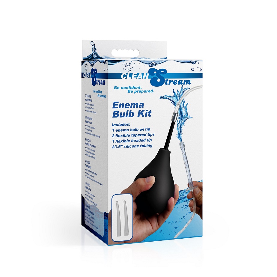 Keep yourself fresh on the go with this lightweight, user-fr... CleanStream - Enema Bulb Kit - Black photo-9