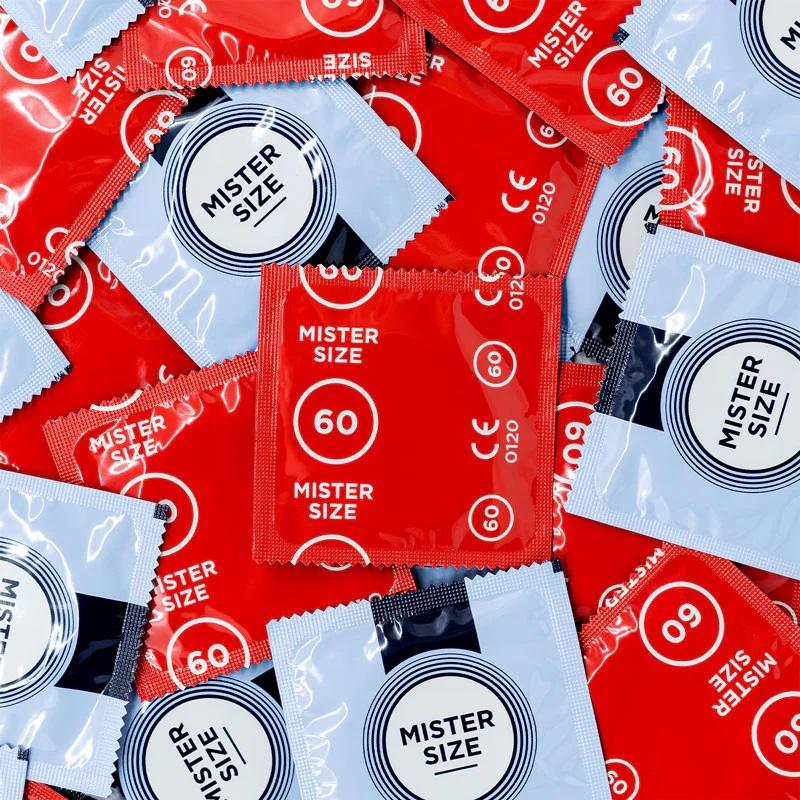 A powerful penis has its advantages; if you know how to hand... Mister Size - Condoms 60mm 3's Pack photo-2