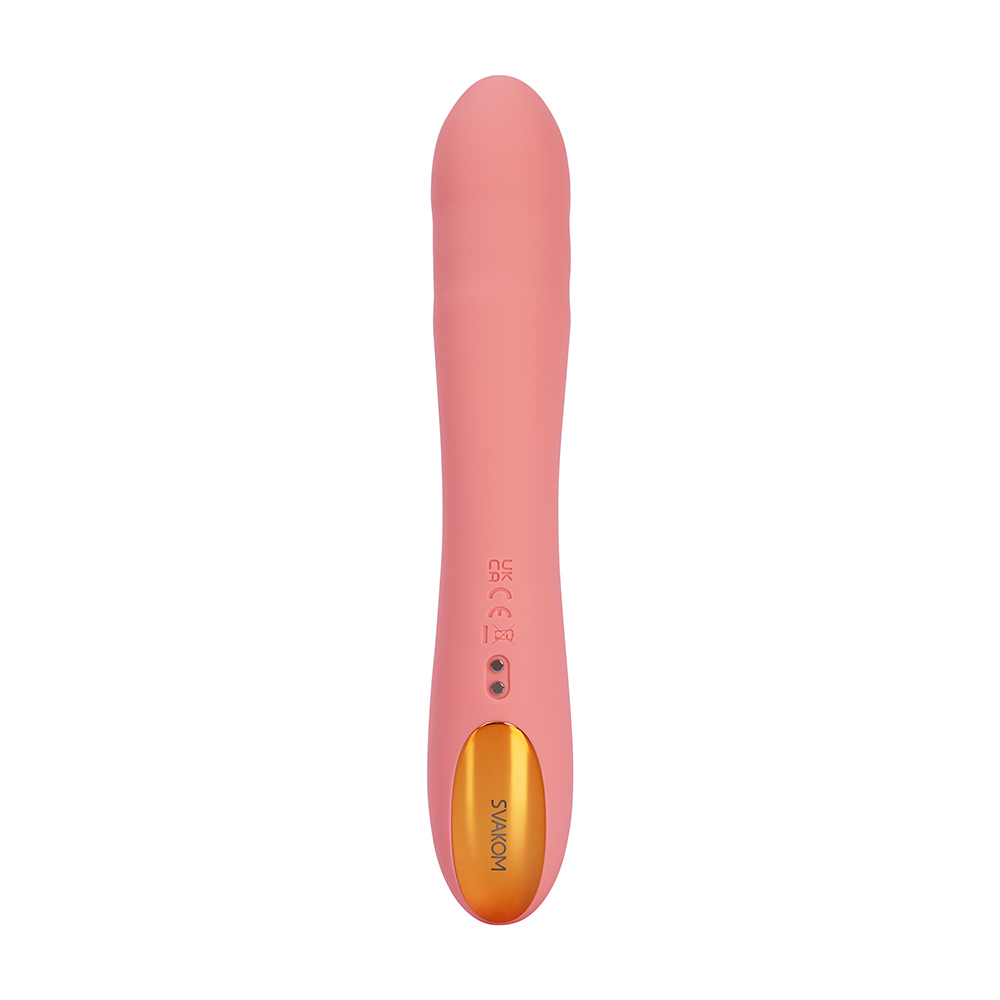 Fulfil your fantasies with Ava Neo, the newest luxury to... SVAKOM - Ava Neo Interactive Thrusting Vibrator - Peach Pink photo-6