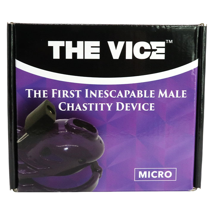 Is The Vice Mini too big for you? Are you looking to squeeze... Locked in Lust - Vice Micro Chasity Cage - Purple photo-8