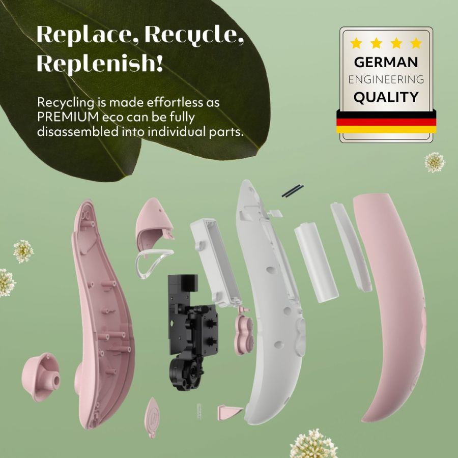 PREMIUM eco is completely unique: it's the first ever Pleasu... Womanizer - Premium Eco - Rose photo-10