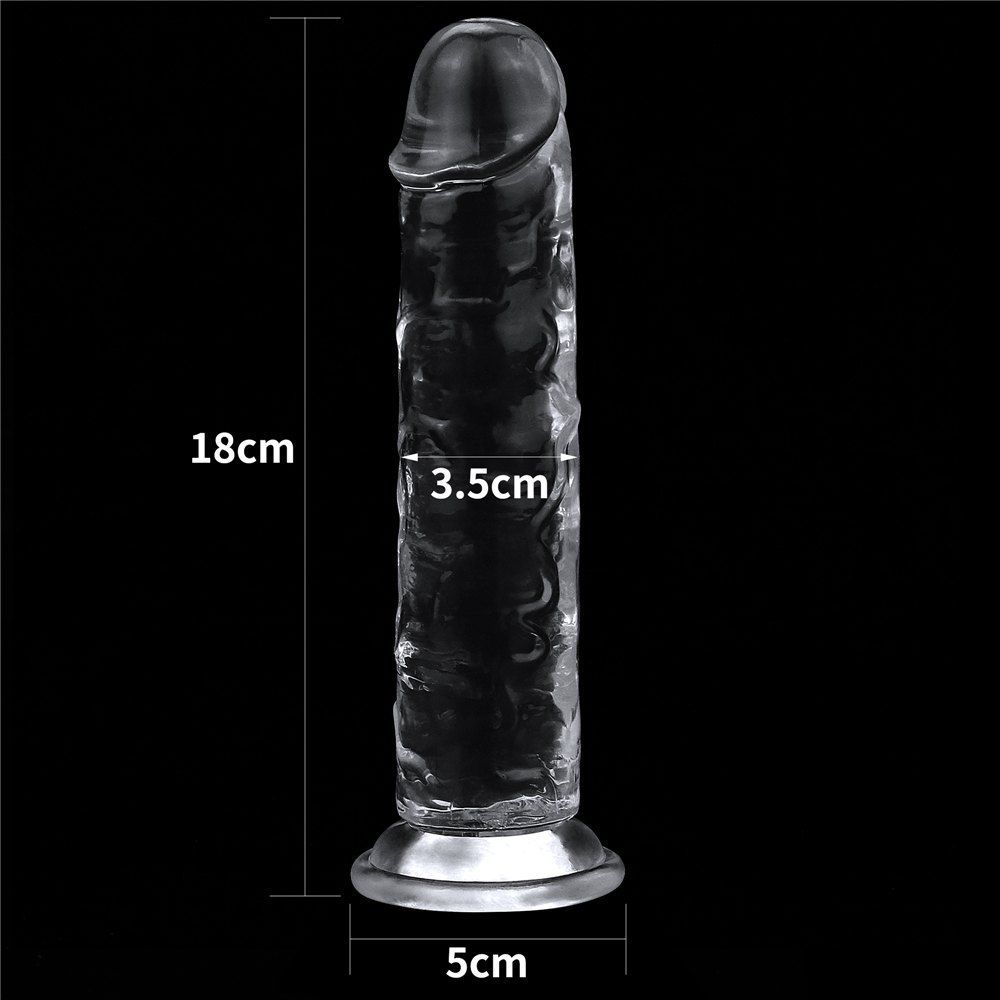 Lovetoy - Flawless 假陽具 7.0" - 透明 Lovetoy - Flawless 假陽具 7.0" - 透明 照片-10