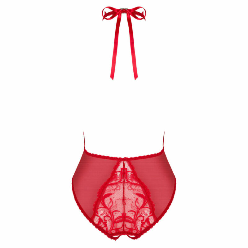 It tempts with a sexy cut and delights with the elegance of ... Obsessive - Dagmarie Teddy - Red - XS/S photo-8