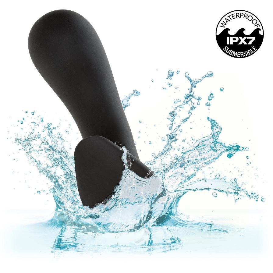 Experience intensified pleasure with the Rock Bottom Curved ... CEN - Rock Bottom Curved Vibro Plug - Black photo-7