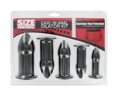 Size Matters - Anal Dilators 後庭塞 - 5件裝 - 黑色 照片