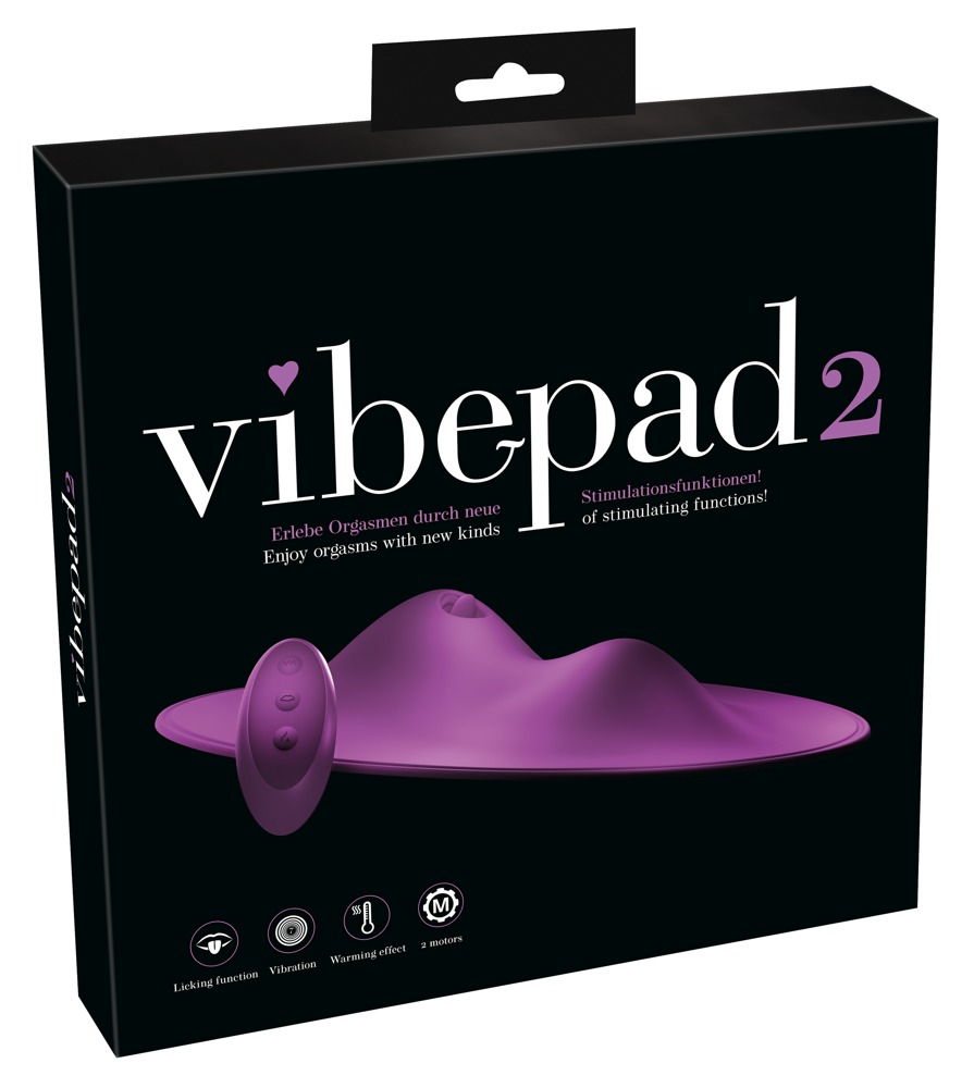 Ride the pleasure waves – now with an additional warming and... Vibepad 2 - Warming Stimulator - Purple photo-12