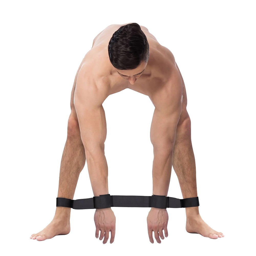 This Adjustable Hand and Ankle Restraints Set gives you tota... Ouch - Adjustable Hand & Ankle Restraints Set - Black photo-7