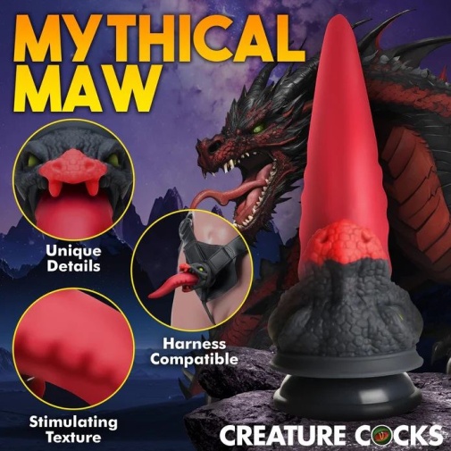 Creature Cocks - Dragon Roar 龍嘯仿真陽具 - 紅色 照片