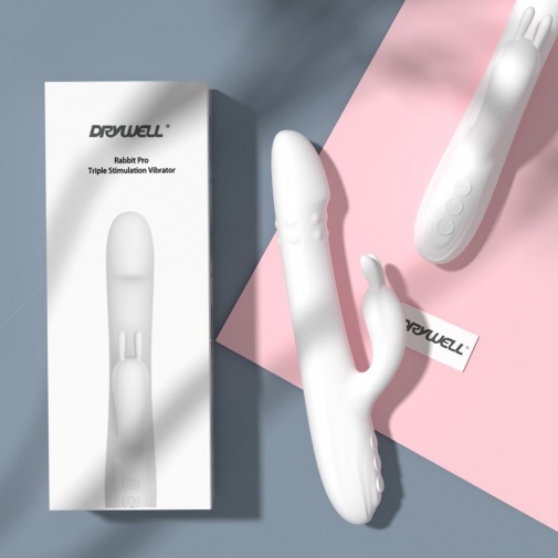 Drywell - Rabbit Pro 兔子震動棒 - 白色 照片