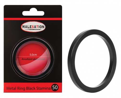Malesation - Metal Ring Stamina 5cm - Black photo