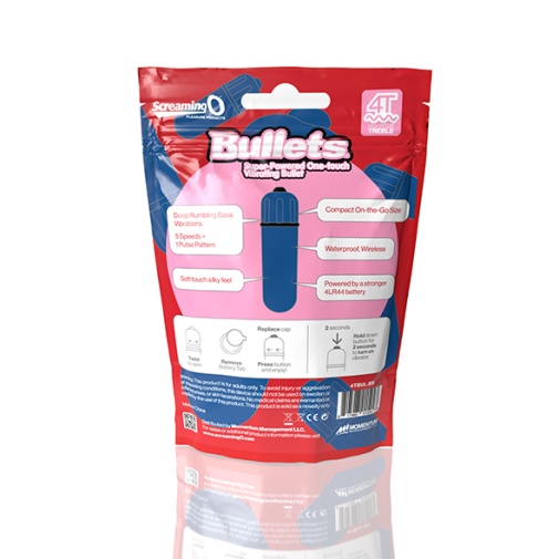 The Screaming O - 4T Vibro Bullet - Blueberry photo