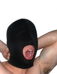Strict - Premium Spandex Hood w Open Mouth - Black photo