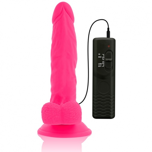 Diversia - Flexible Vibro Dildo 18cm - Pink photo