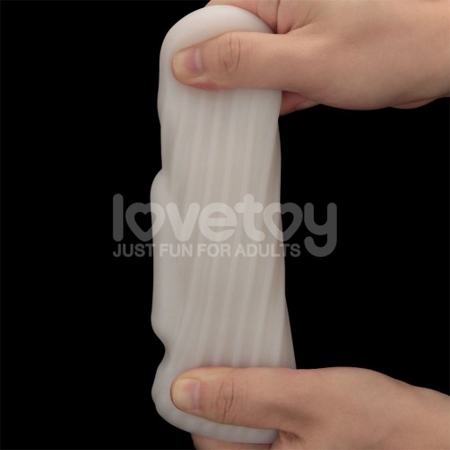 Lovetoy - Knights Ring Vibro 2in1 Sleeve - Spiral photo
