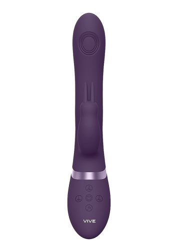 Vive - Rini Double Rabbit Vibrator - Purple photo