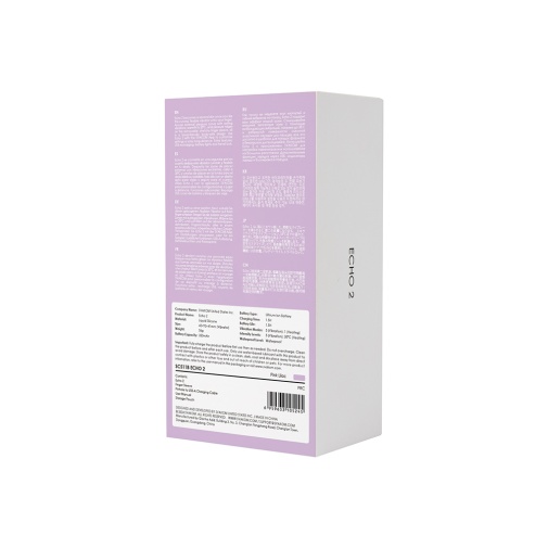 SVAKOM - Echo 2 APP控制柔軟指尖震動器 - 粉紫色 照片