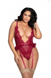 STM - Camera Ready Teddy - Wine - Queen Size photo