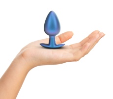 Ouch - Smooth Anal Plug L - Metalic Blue 照片